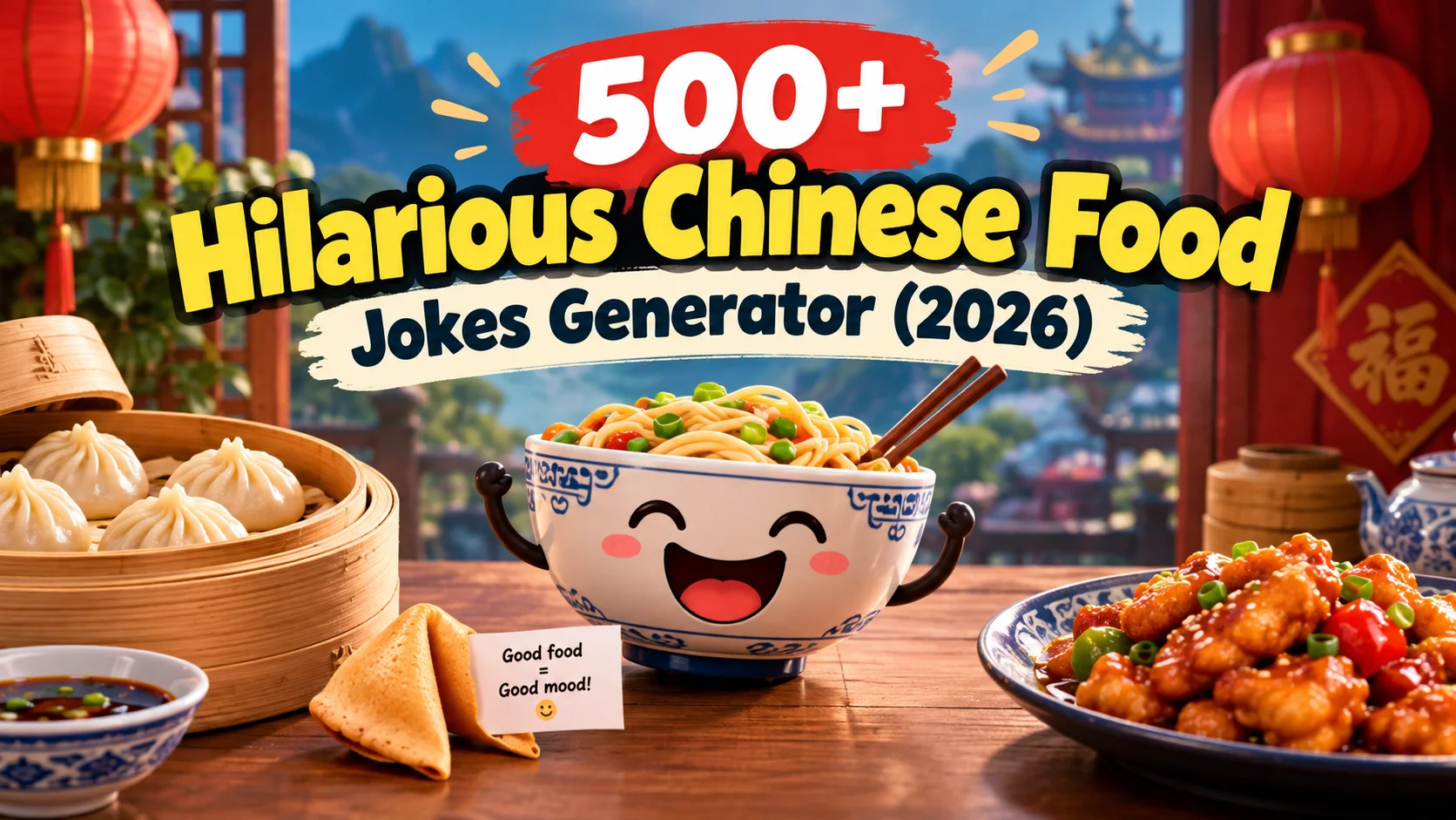 hilarious chinese food jokes generator